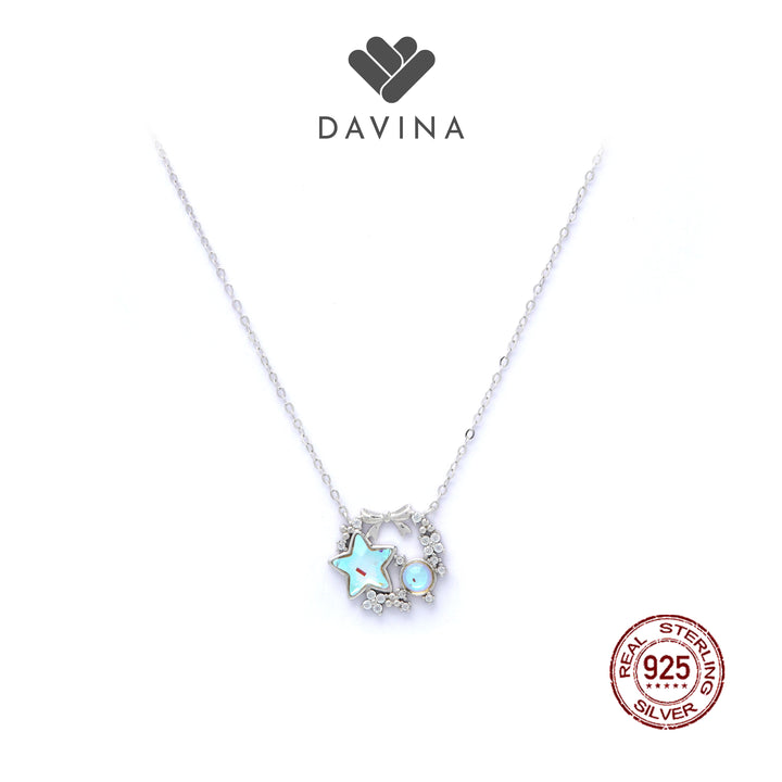 DAVINA Ladies Tara Necklace Sterling Silver 925
