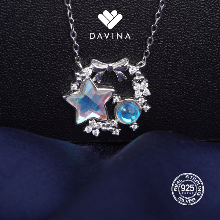 DAVINA Ladies Tara Necklace Sterling Silver 925
