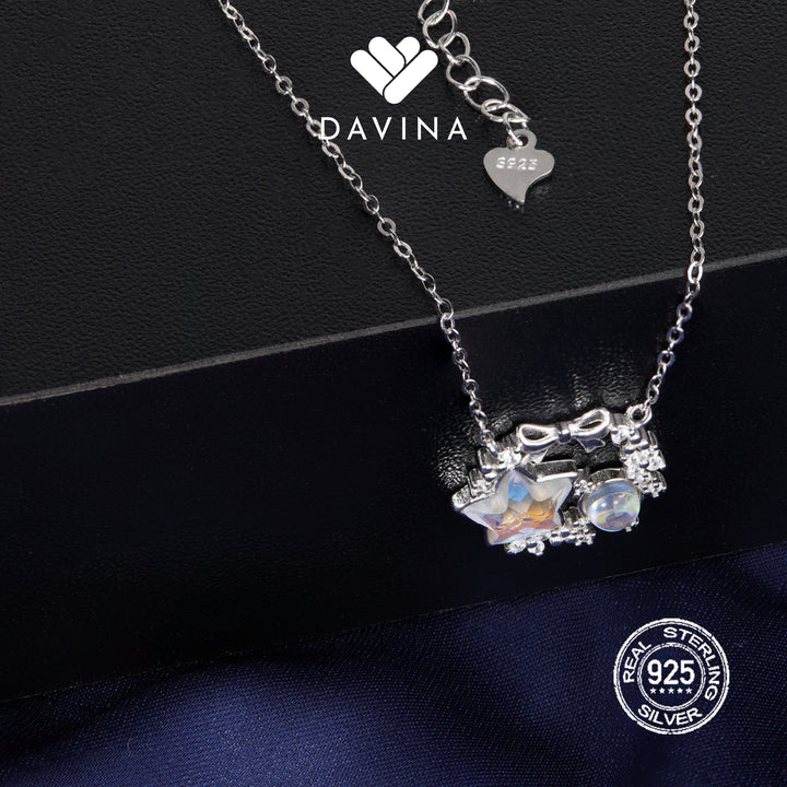 DAVINA Ladies Tara Necklace Sterling Silver 925