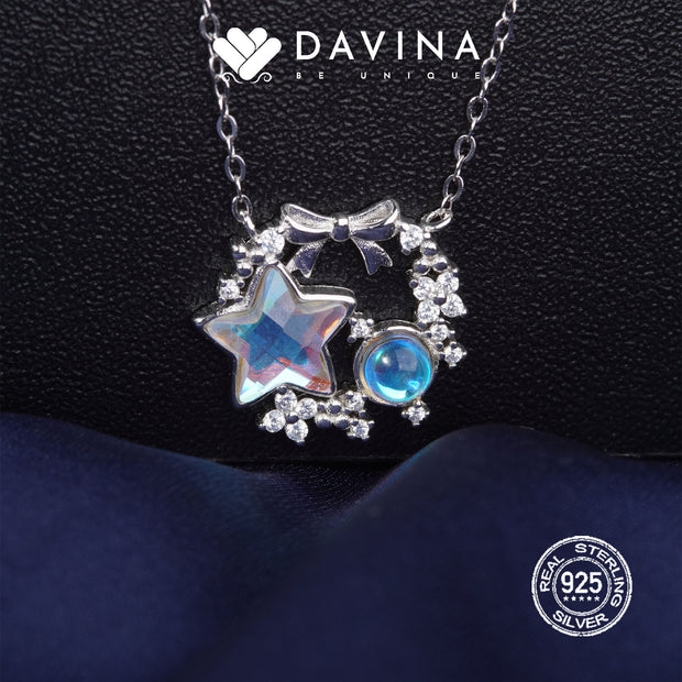 DAVINA Ladies Tara Necklace Sterling Silver 925