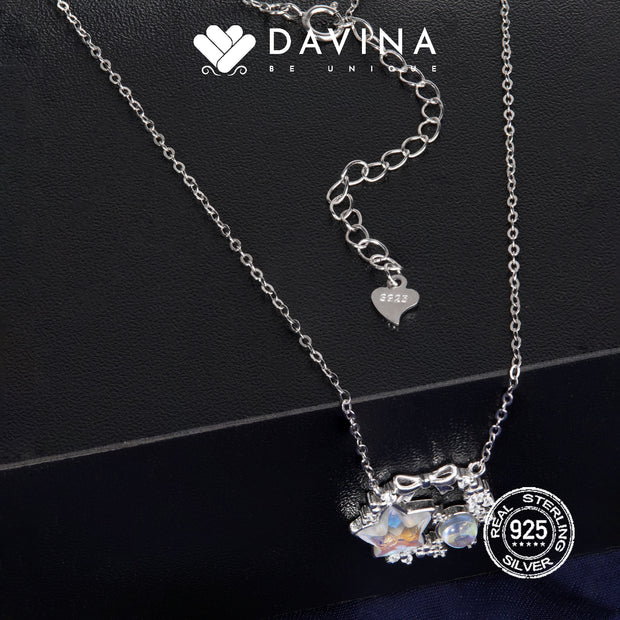 DAVINA Ladies Tara Necklace Sterling Silver 925