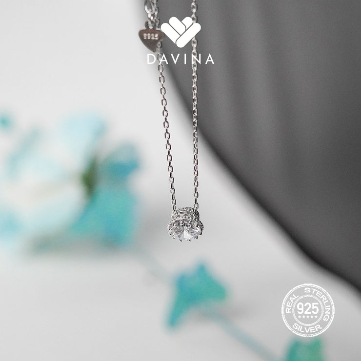 DAVINA Ladies Sandra Necklace Sterling Silver 925