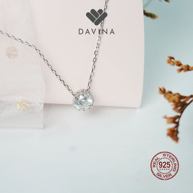 DAVINA Ladies Sandra Necklace Sterling Silver 925