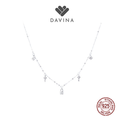 DAVINA Ladies Graciela Necklace Sterling Silver 925