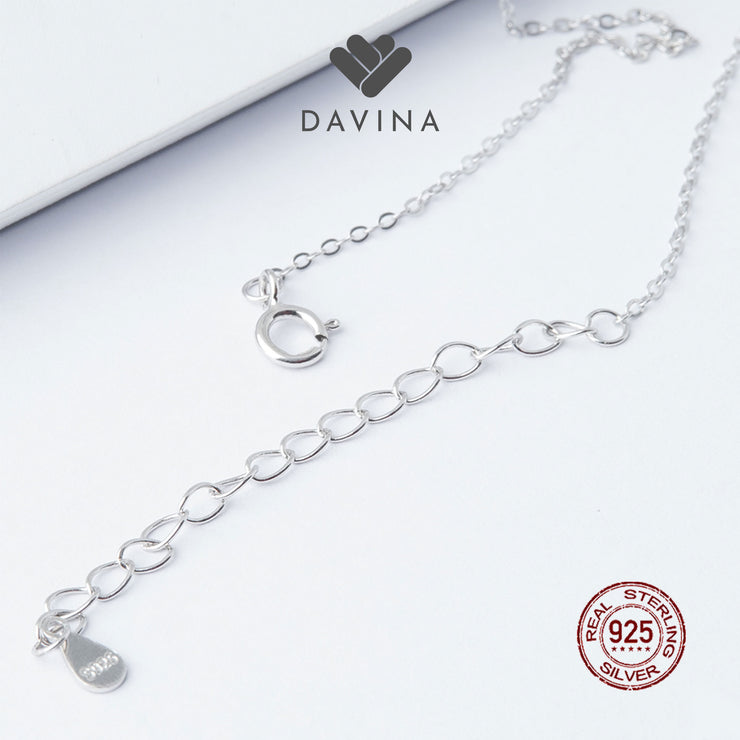 DAVINA Ladies Graciela Necklace Sterling Silver 925