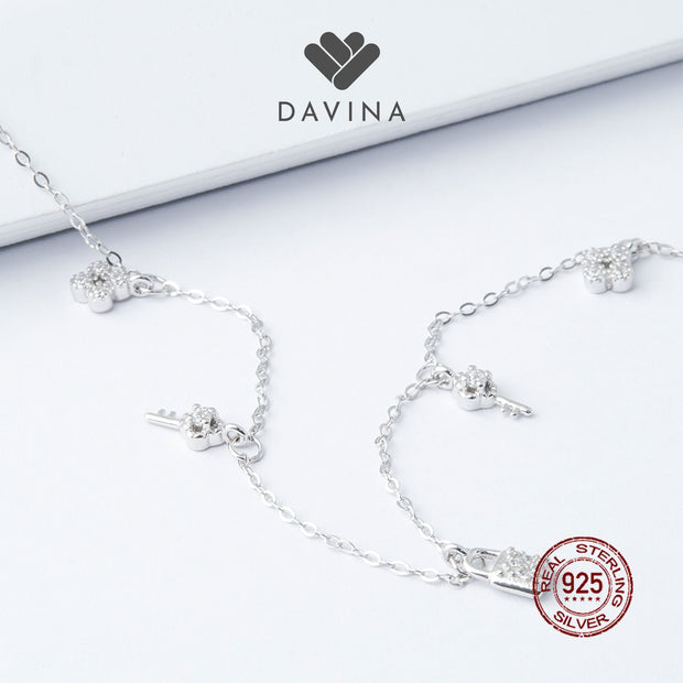 DAVINA Ladies Graciela Necklace Sterling Silver 925