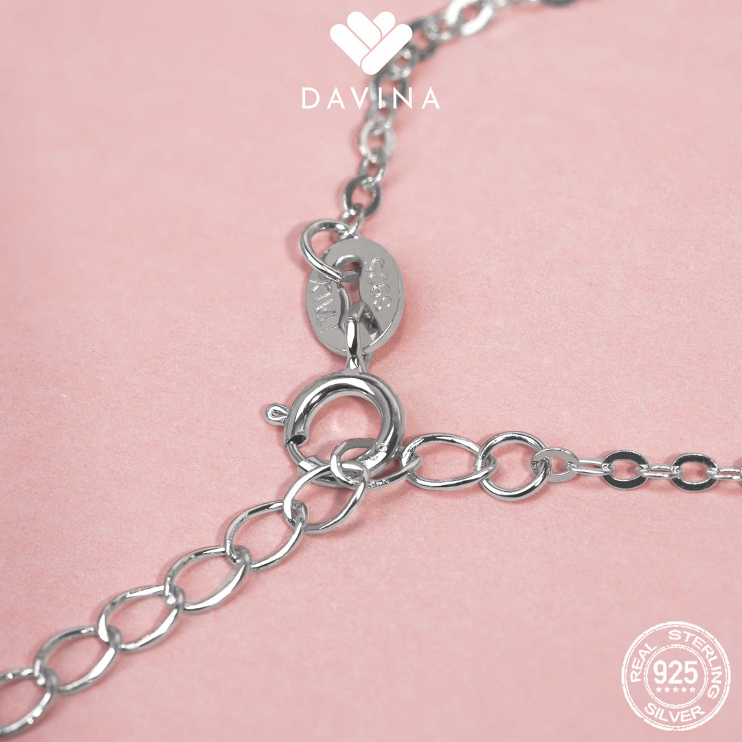 DAVINA Ladies Melysa Necklace Sterling Silver 925