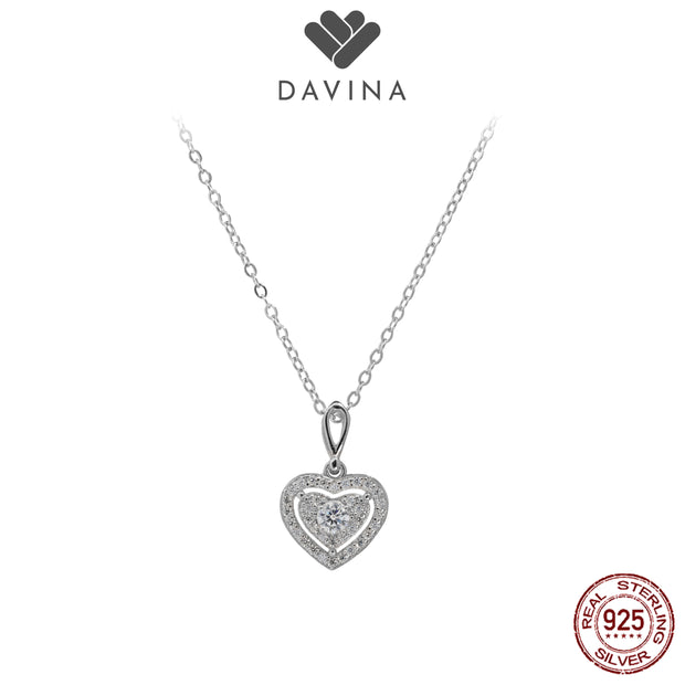 DAVINA Ladies Gritte Necklace Sterling Silver 925