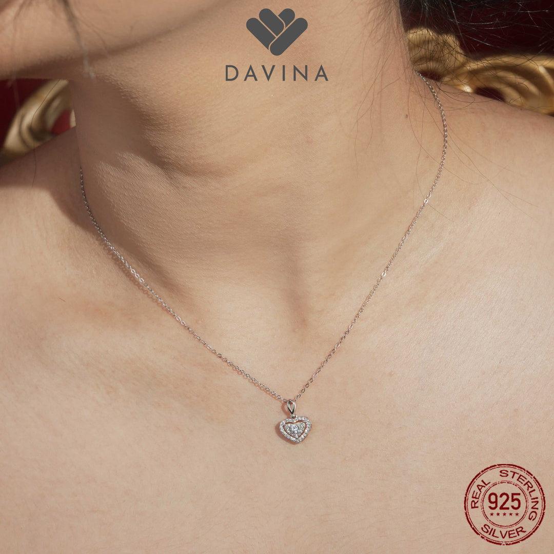 DAVINA Ladies Gritte Necklace Sterling Silver 925