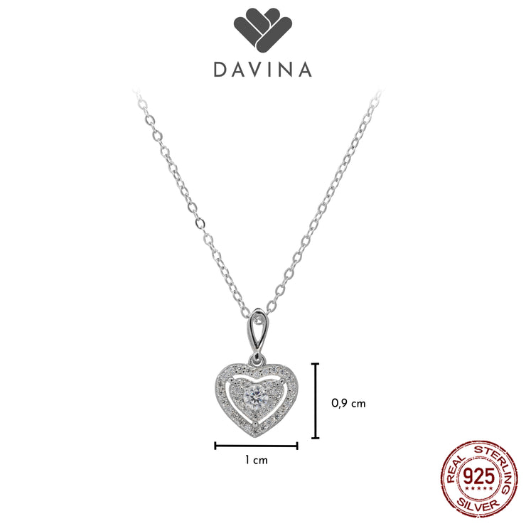 DAVINA Ladies Gritte Necklace Sterling Silver 925