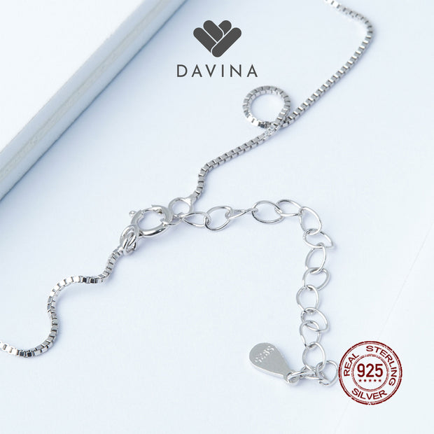 DAVINA Ladies Sharent Necklace Sterling Silver 925