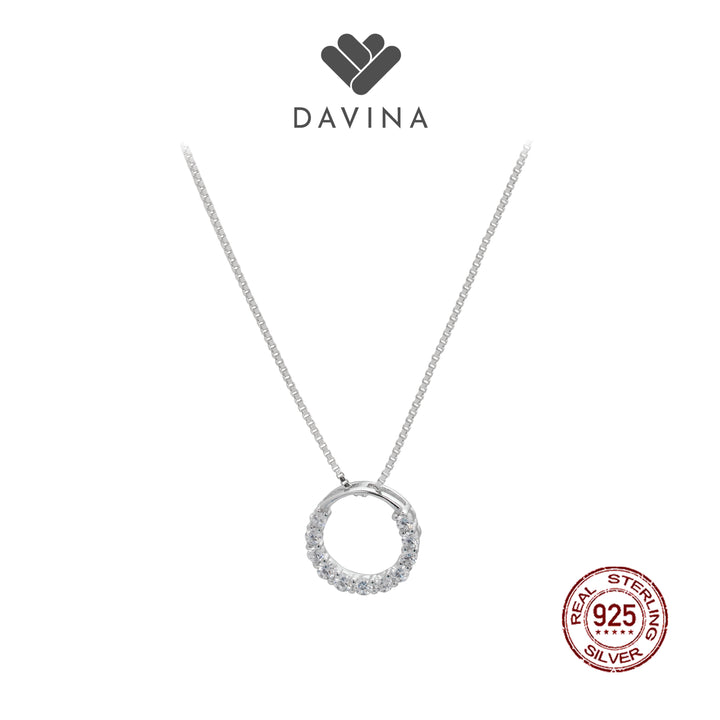 DAVINA Ladies Sharent Necklace Sterling Silver 925