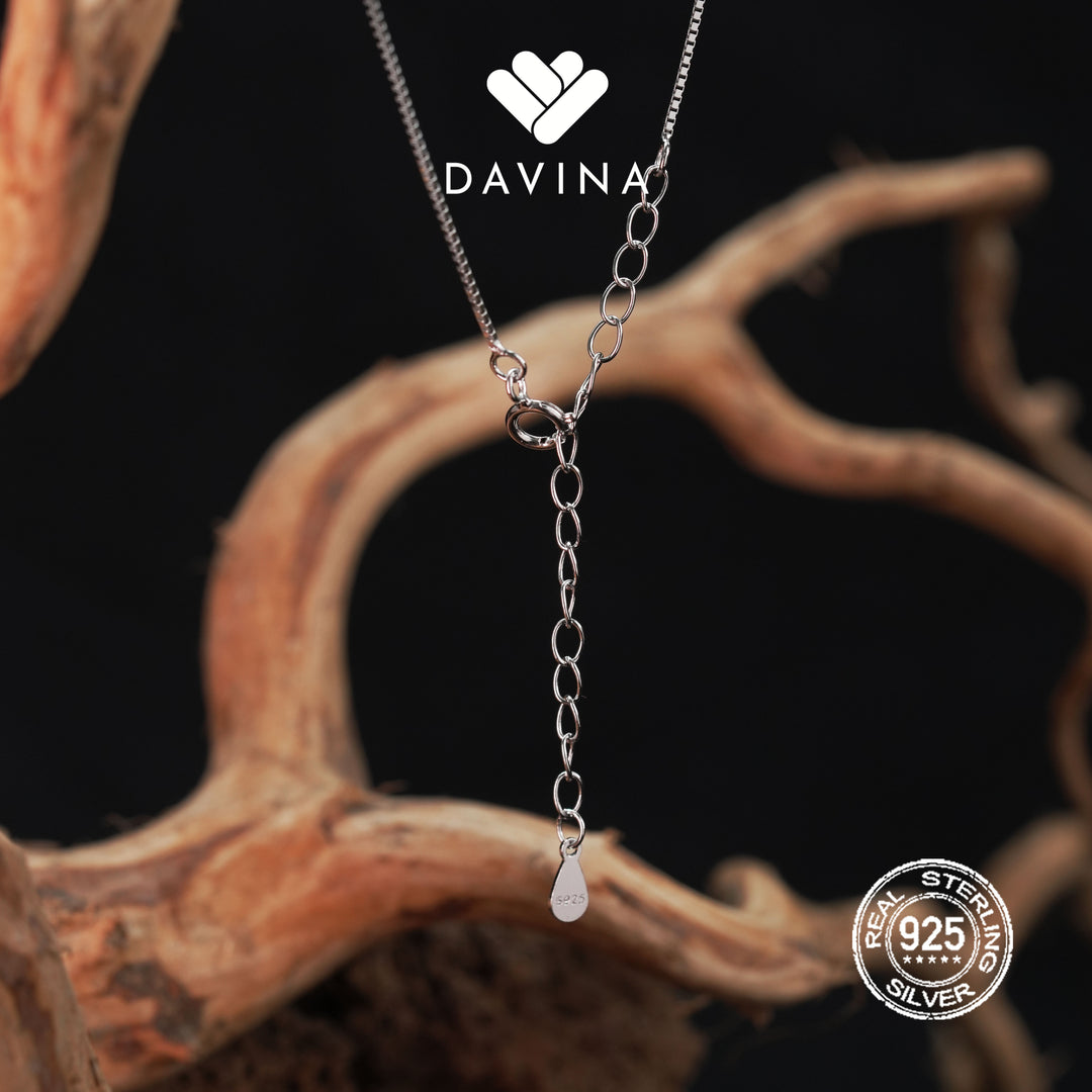 DAVINA Ladies Sharent Necklace Sterling Silver 925
