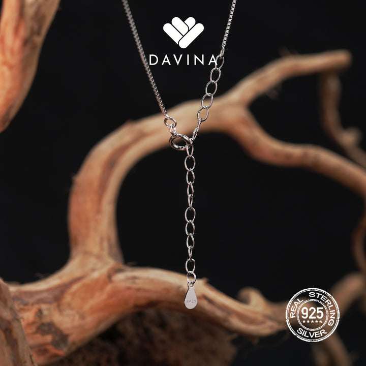 DAVINA Ladies Sharent Necklace Sterling Silver 925