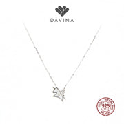 DAVINA Ladies Pony Necklace Sterling Silver 925