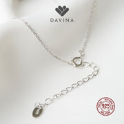 DAVINA Ladies Pony Necklace Sterling Silver 925