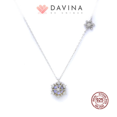 DAVINA Ladies Eira Necklace Silver Color S925