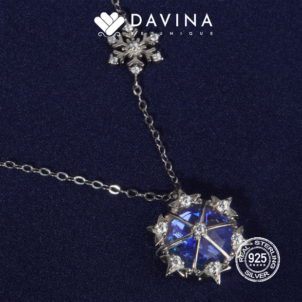 DAVINA Ladies Eira Necklace Sterling Silver 925