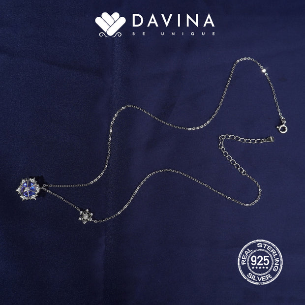 DAVINA Ladies Eira Necklace Sterling Silver 925