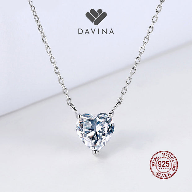 DAVINA Ladies Maeve Necklace Sterling Silver 925