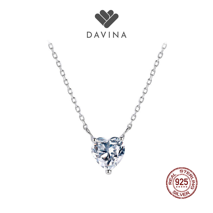 DAVINA Ladies Maeve Necklace Sterling Silver 925