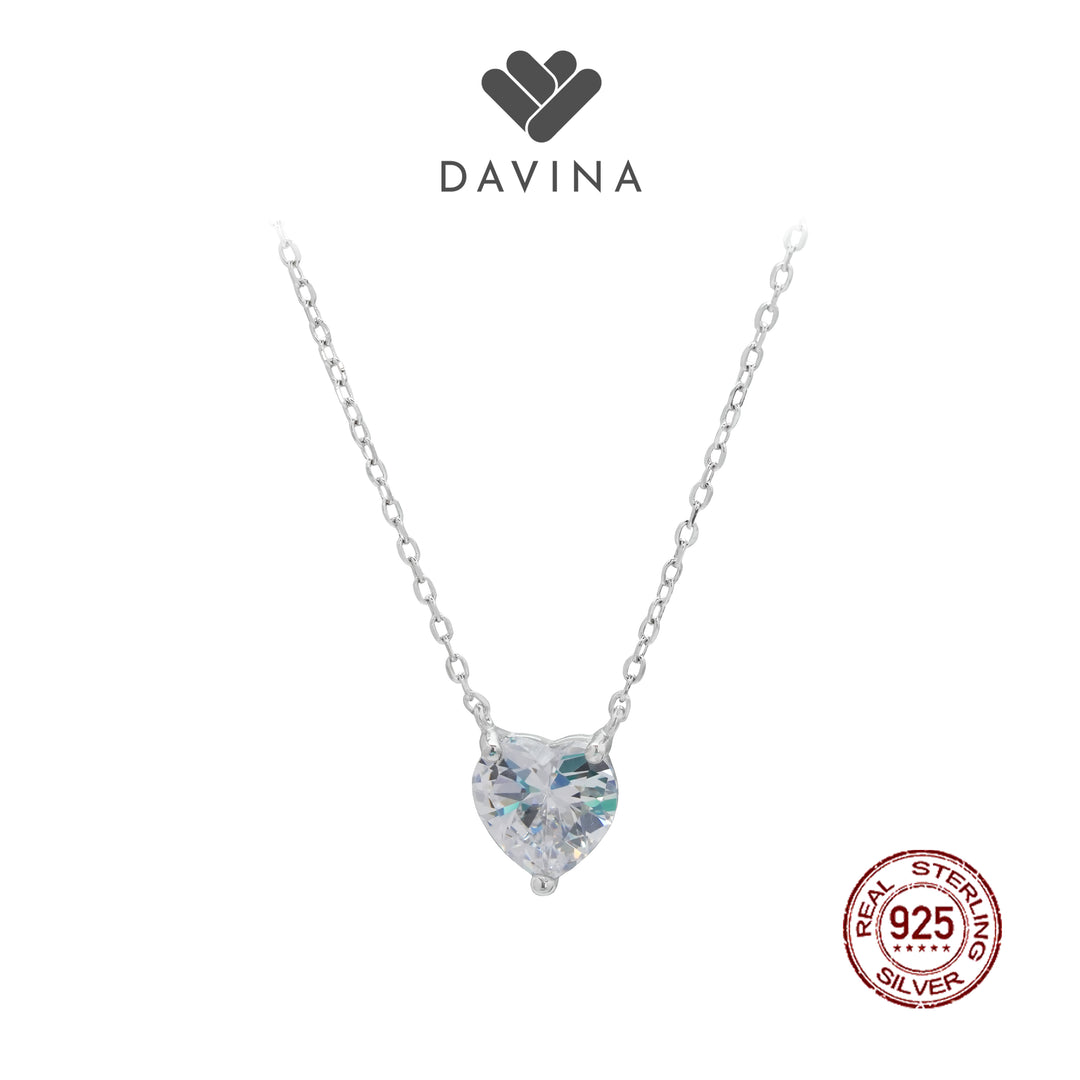 DAVINA Ladies Maeve Necklace Sterling Silver 925
