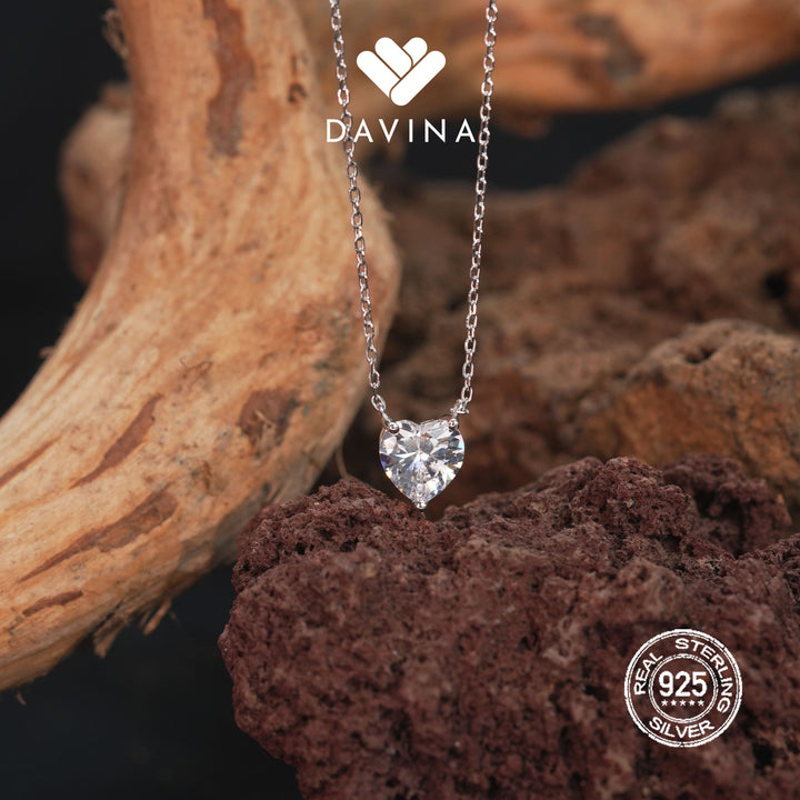 DAVINA Ladies Maeve Necklace Sterling Silver 925