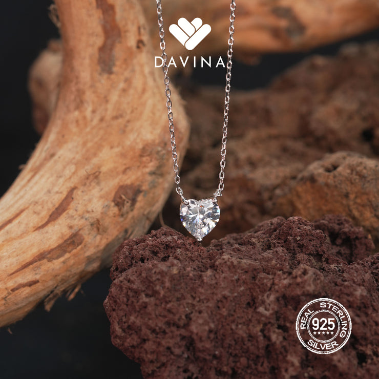 DAVINA Ladies Maeve Necklace Sterling Silver 925