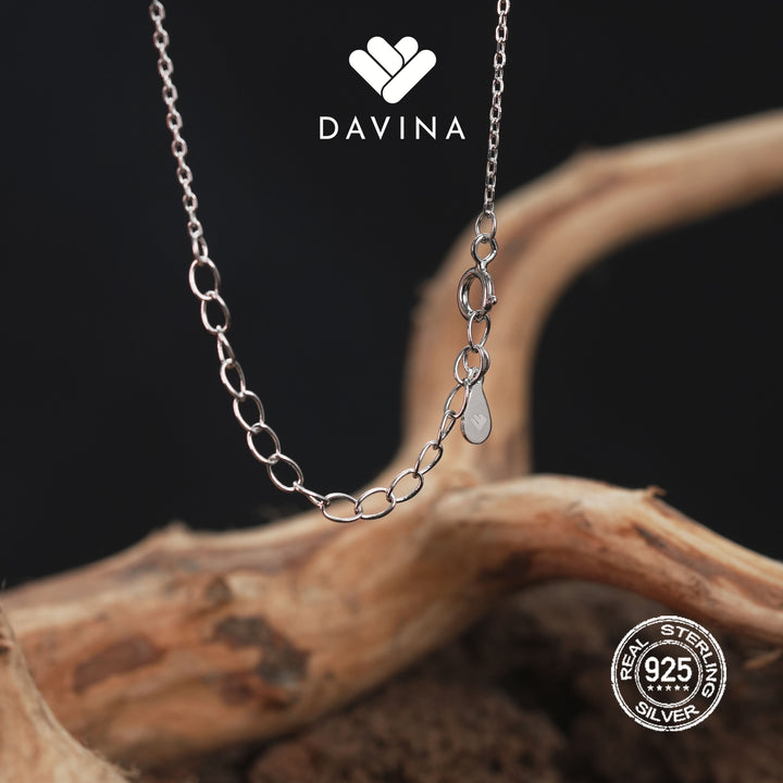 DAVINA Ladies Maeve Necklace Sterling Silver 925