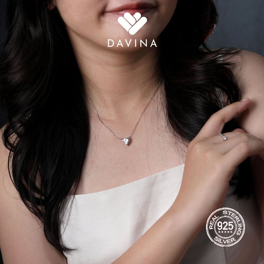 DAVINA Ladies Maeve Necklace Sterling Silver 925