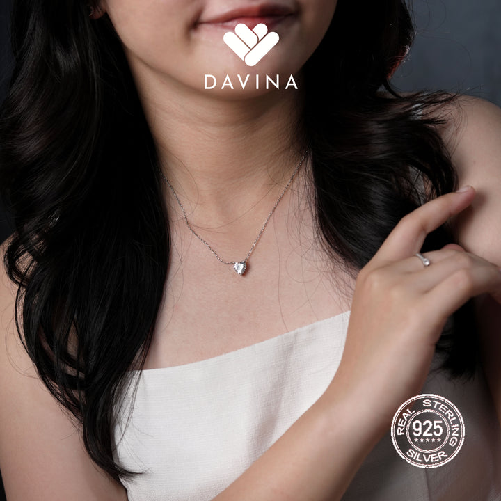 DAVINA Ladies Maeve Necklace Sterling Silver 925