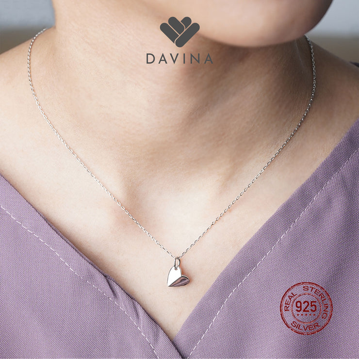 DAVINA Ladies Lovina Necklace Sterling Silver 925