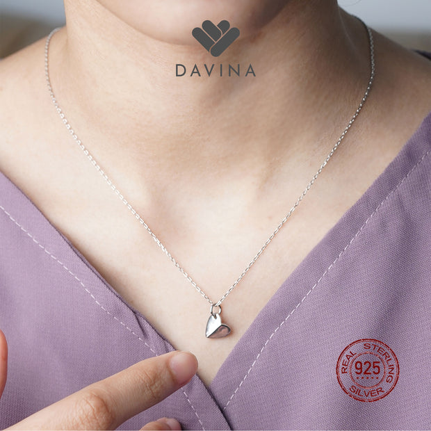 DAVINA Ladies Lovina Necklace Sterling Silver 925