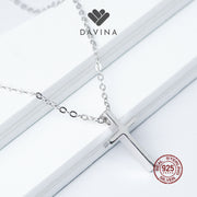 DAVINA Ladies Christ Necklace Sterling Silver 925