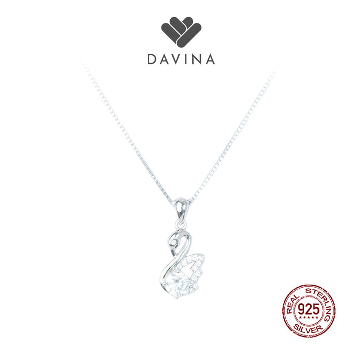 DAVINA Ladies Elvina Necklace Sterling Silver 925