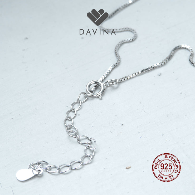 DAVINA Ladies Elvina Necklace Sterling Silver 925