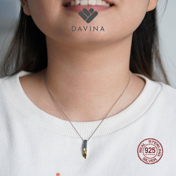 DAVINA Ladies Genie Necklace Sterling Silver 925