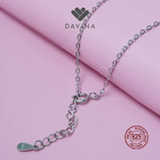 DAVINA Ladies Sweetheart Necklace Sterling Silver 925