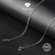 DAVINA Ladies Soveila Necklace Sterling Silver 925