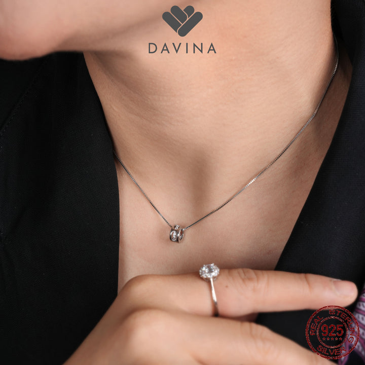 DAVINA Ladies Kimmy Necklace Sterling Silver 925