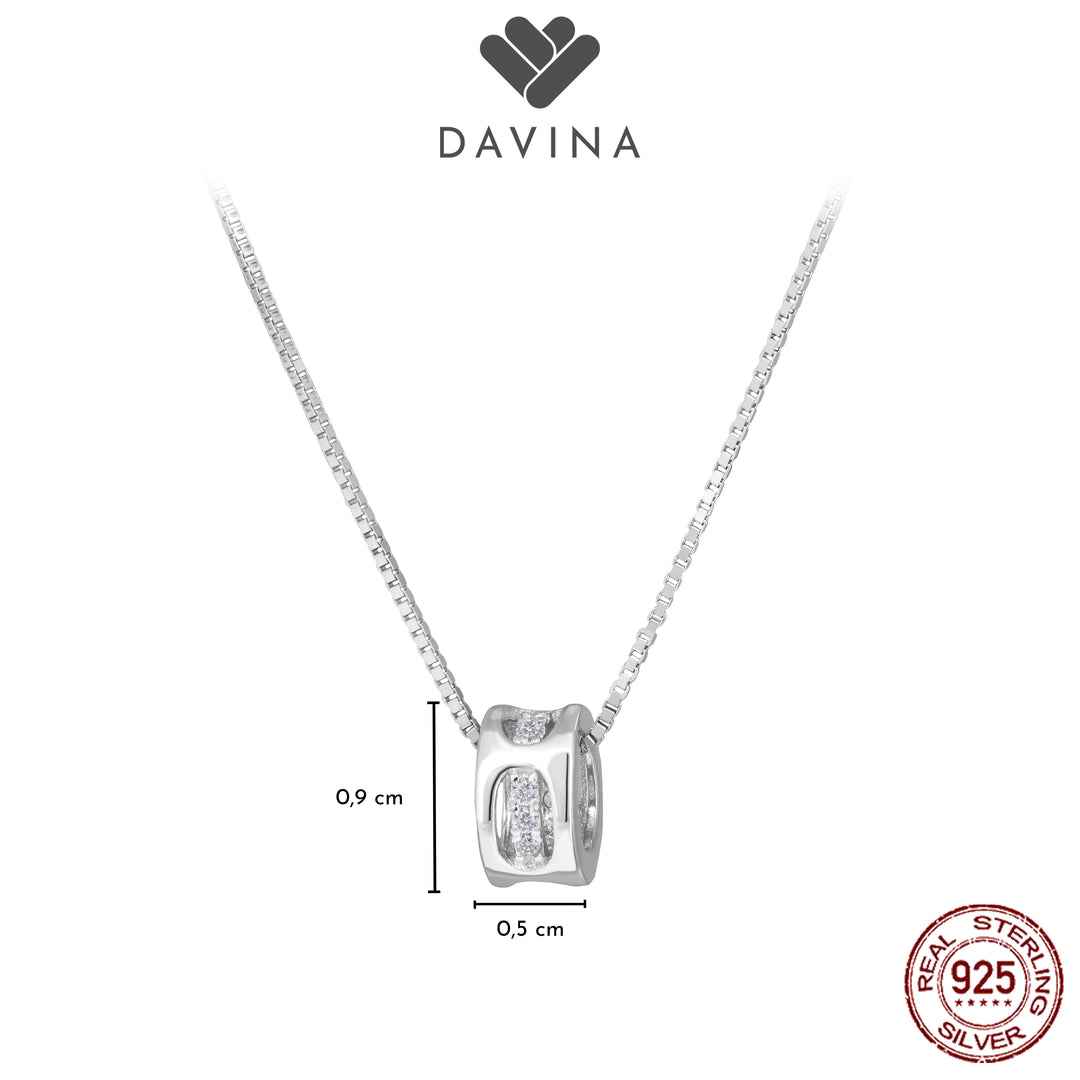 DAVINA Ladies Kimmy Necklace Sterling Silver 925