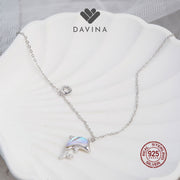 Davina Ladies Whalen Necklace Sterling Silver 925