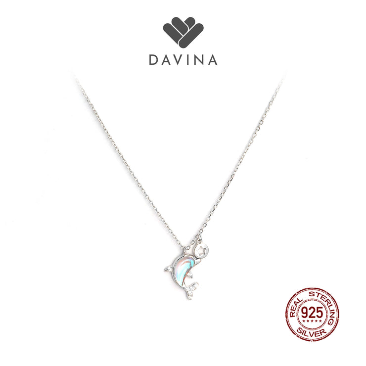 Davina Ladies Whalen Necklace Sterling Silver 925