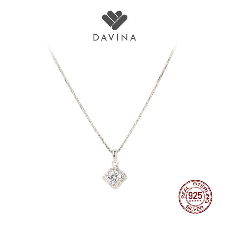 Davina Ladies Evie Necklace Sterling Silver 925