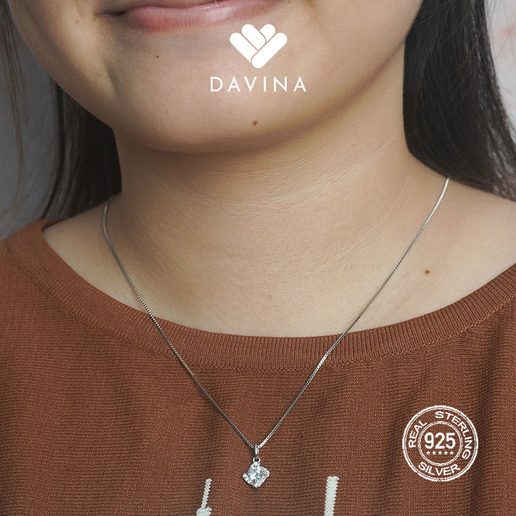 Davina Ladies Evie Necklace Sterling Silver 925