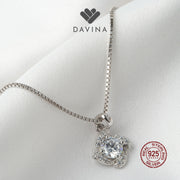 Davina Ladies Evie Necklace Sterling Silver 925