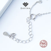 DAVINA Ladies Annora Necklace Sterling Silver 925