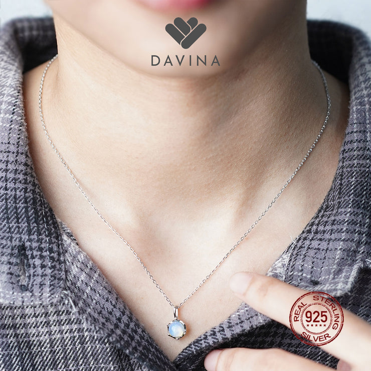 DAVINA Ladies Annora Necklace Sterling Silver 925