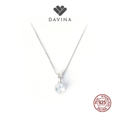 DAVINA Ladies Divya Necklace Sterling Silver 925