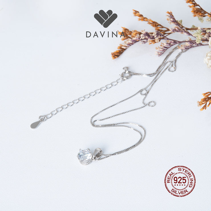 DAVINA Ladies Divya Necklace Sterling Silver 925